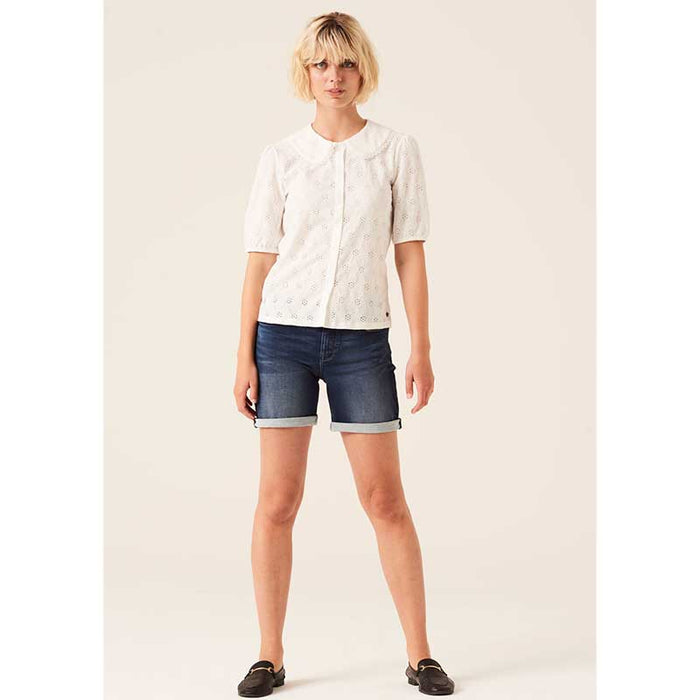 GARCIA 272-7509 RACHELLE BERMUDA SHORTS MØRKEBLÅ - J BY J Fashion