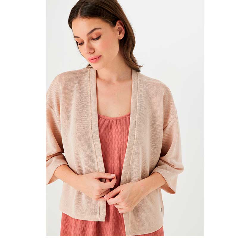 GARCIA E30050 LADIES CARDIGAN BEIGE