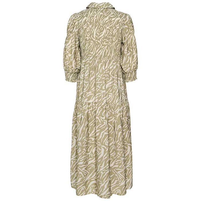 GESTUZ ANDAGZ LONG DRESS ARMY-fra-GESTUZ-hos-J BY J Fashion