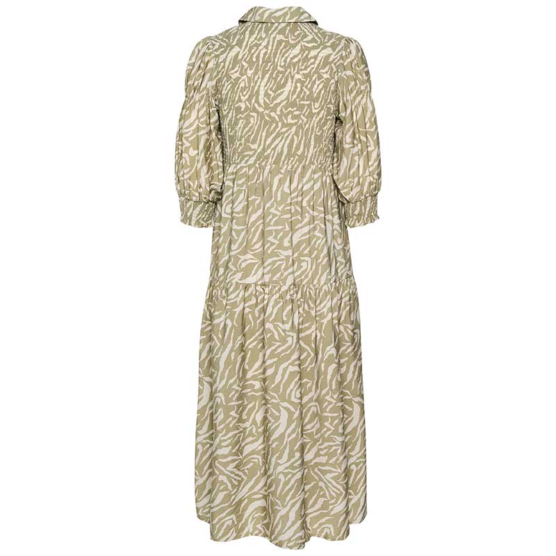 GESTUZ ANDAGZ LONG DRESS ARMY