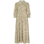 GESTUZ ANDAGZ LONG DRESS ARMY