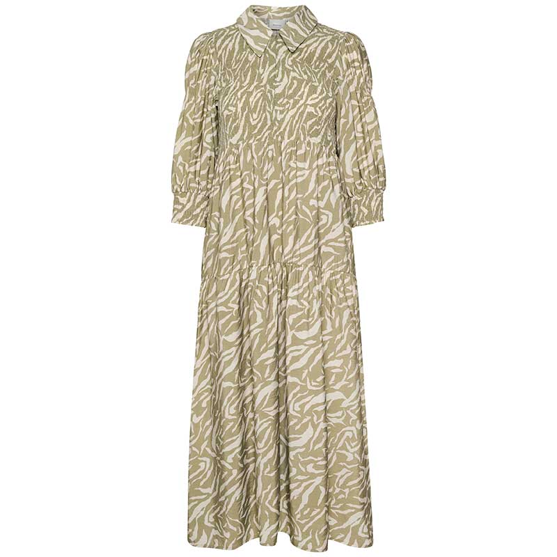 GESTUZ ANDAGZ LONG DRESS ARMY