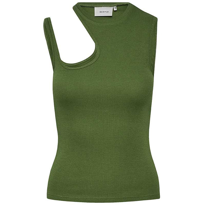 GESTUZ DREWGZ ASYM TOP GRØN-J BY J Fashion