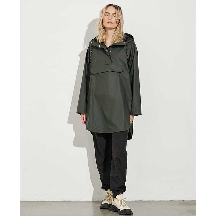 GLOBAL FUNK CERRIE-G RAIN JACKET ARMY-fra-GLOBAL FUNK-hos-J BY J Fashion