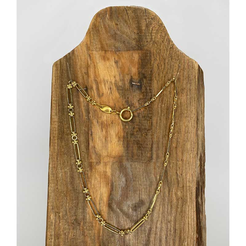 HIPZEN DECO NECKLACE GULD - J BY J Fashion