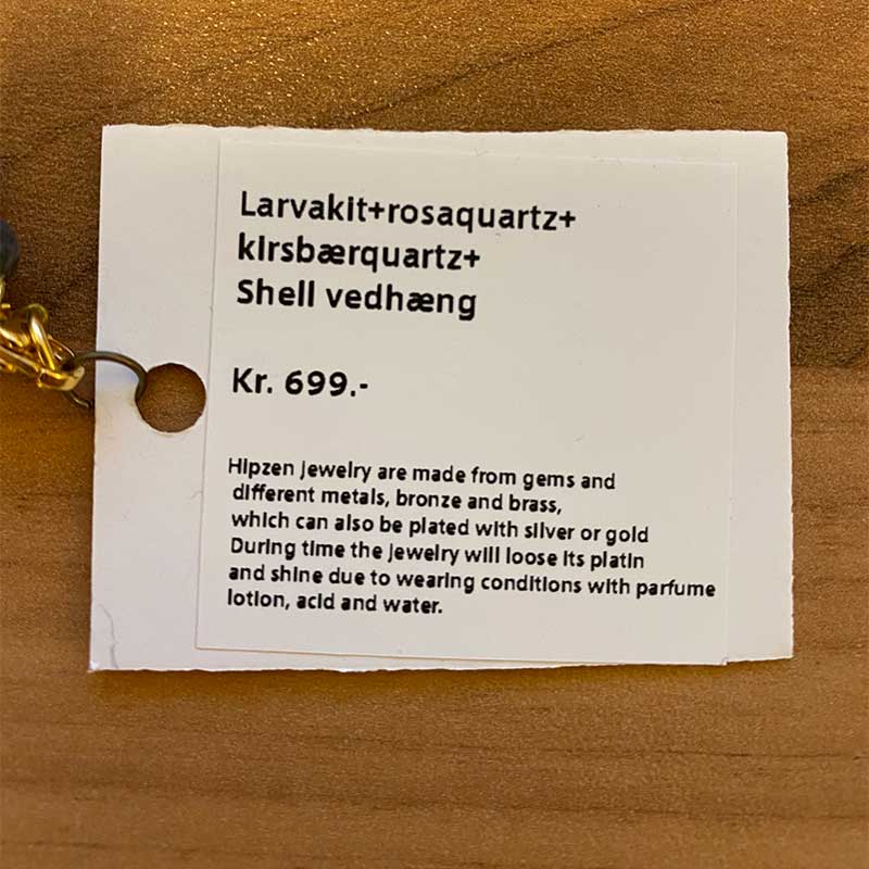 HIPZEN NECKLACE 1 GRÅ