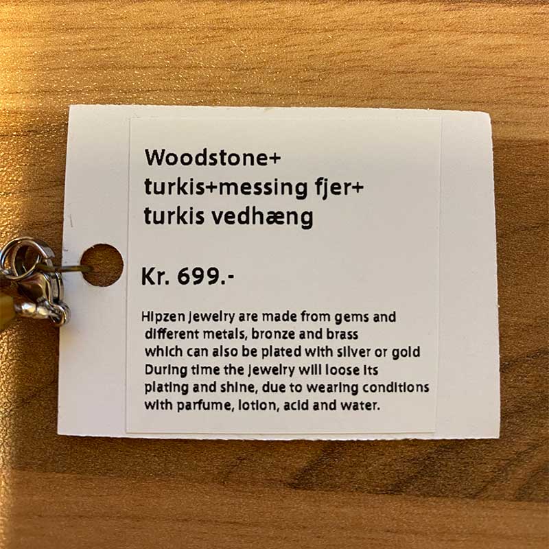 HIPZEN NECKLACE BRUN