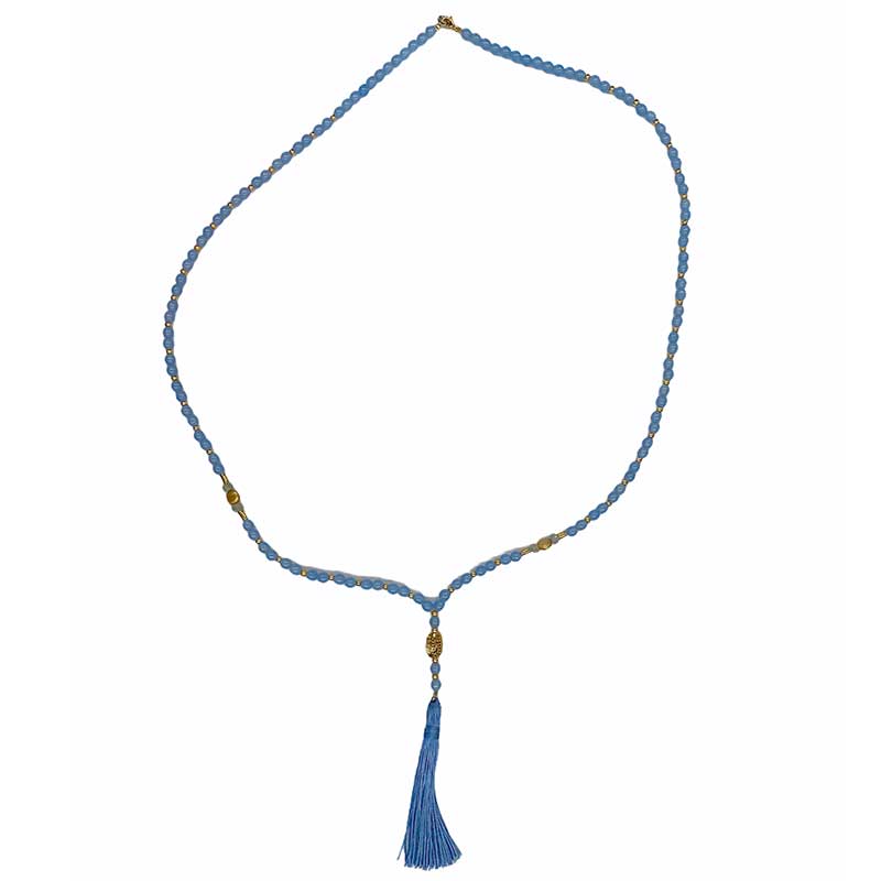 HIPZEN NECKLACE LYSEBLÅ