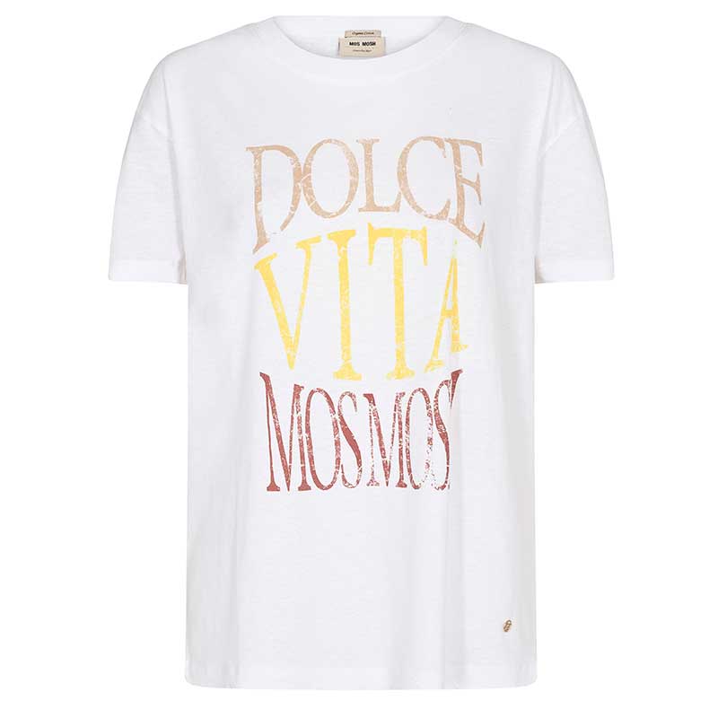 MOS MOSH LOLA TEE HVID-fra-MOS MOSH-hos-J BY J Fashion