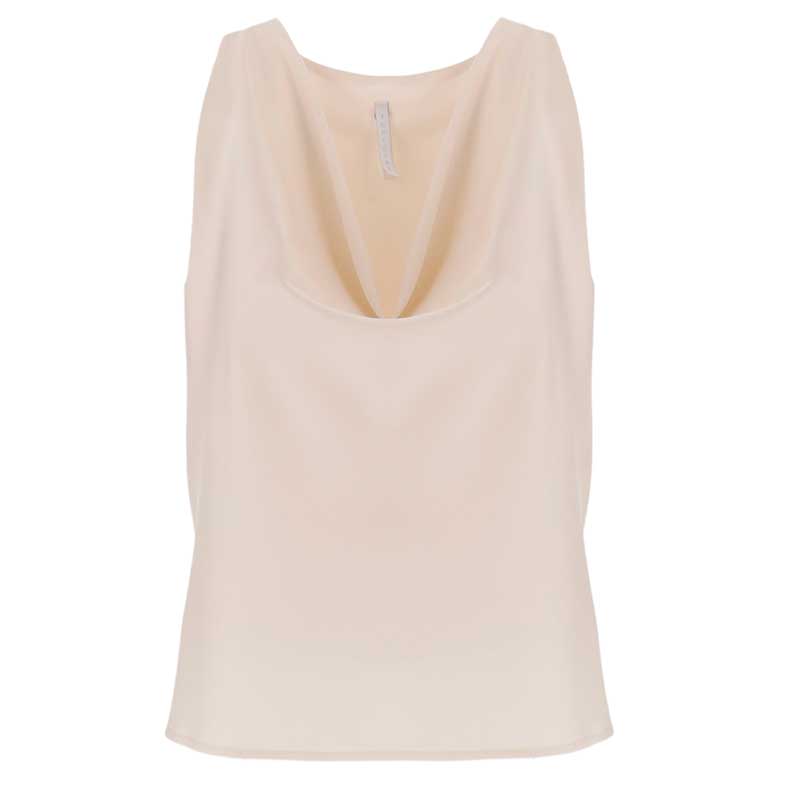 IMPERIAL RFI0EDG SATIN TOP BEIGE