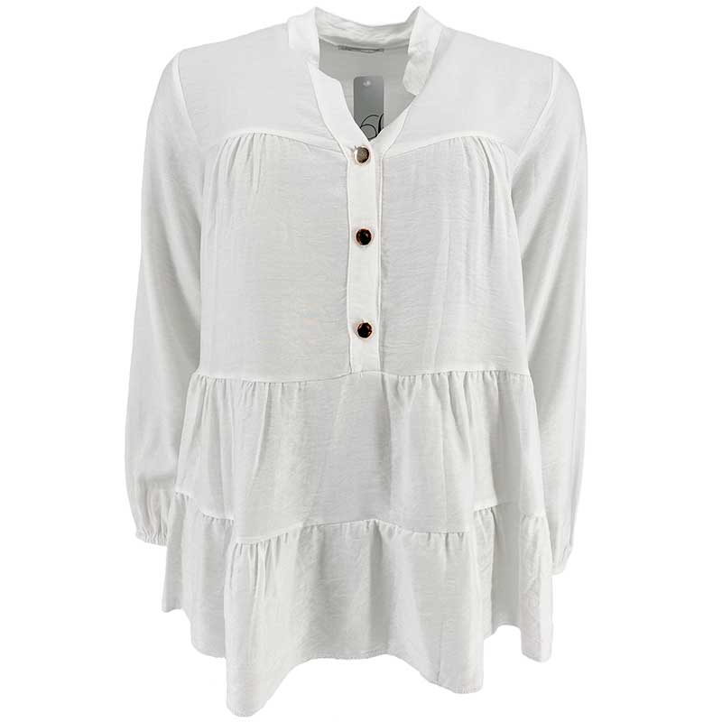 J BY J 2256 VISCOSE SHIRT HVID