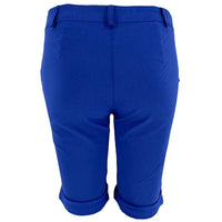 J BY J 2508 STRETCH SHORTS BLÅ-fra-J BY J-hos-J BY J Fashion