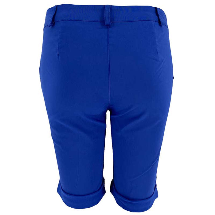 J BY J 2508 STRETCH SHORTS BLÅ-fra-J BY J-hos-J BY J Fashion