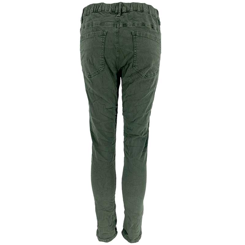 J BY J 8202 STRETCH PANTS ARMY
