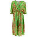 J BY J 8993 LONG DRESS GRØN - J BY J Fashion