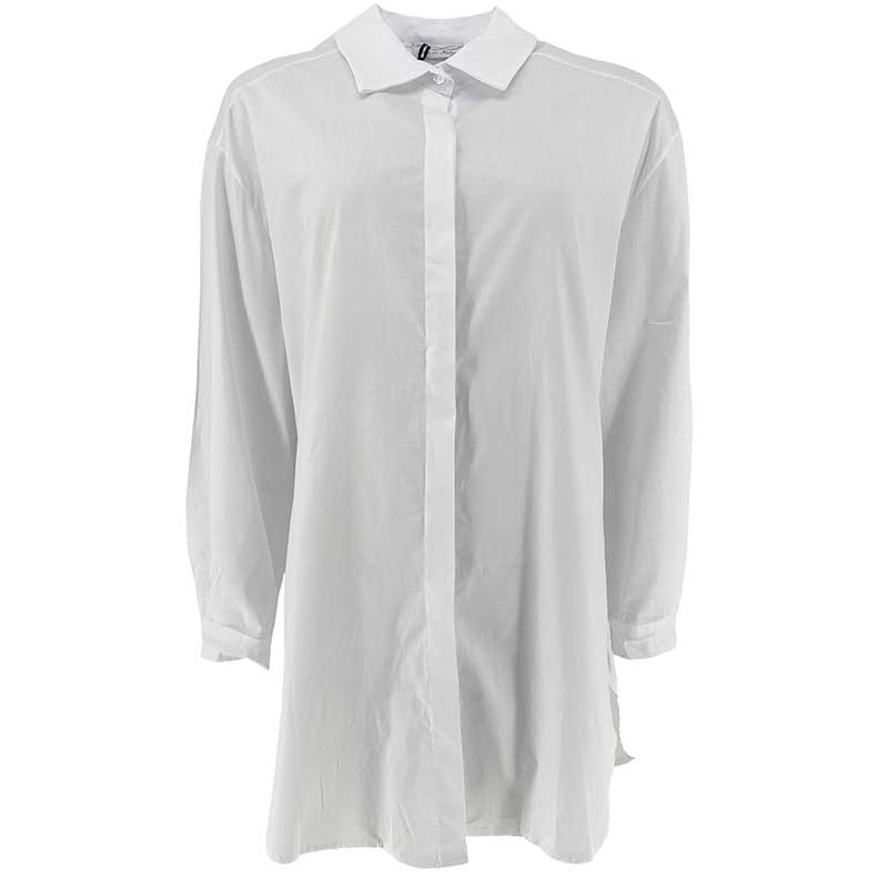 J BY J 92020 LONG STRETCH SHIRT HVID