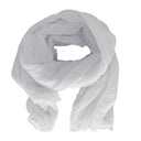 J BY J S-111595 VISCOSE SCARF HVID - J BY J Fashion