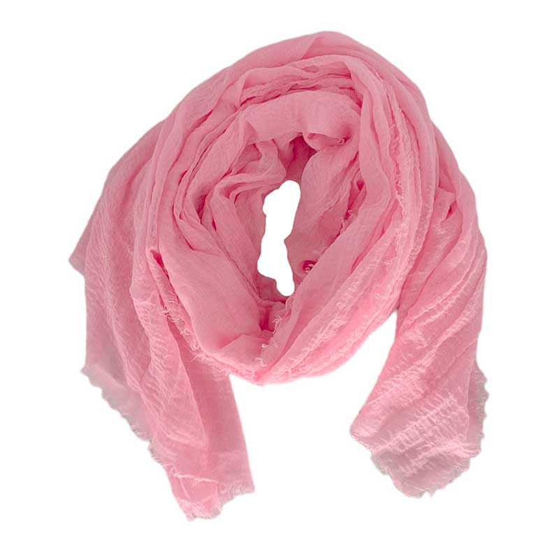 J BY J S-111595 VISCOSE SCARF LYSERØD-fra-J BY J-hos-J BY J Fashion