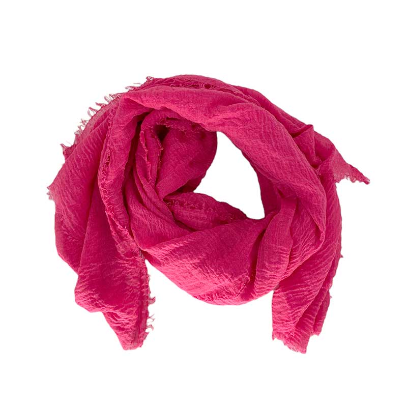 J BY J S-111595 VISCOSE SCARF MØRK PINK