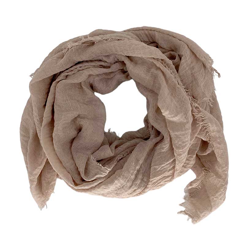 J BY J S-111595 VISCOSE SCARF SAND - J BY J Fashion