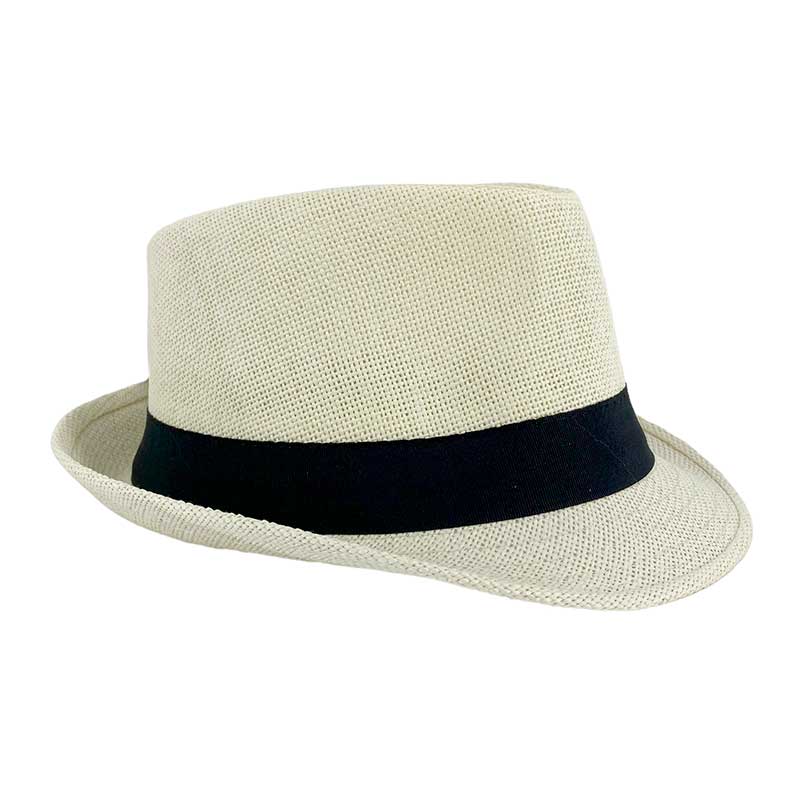 J BY J SUMMER HAT OFF WHITE - J BY J Fashion