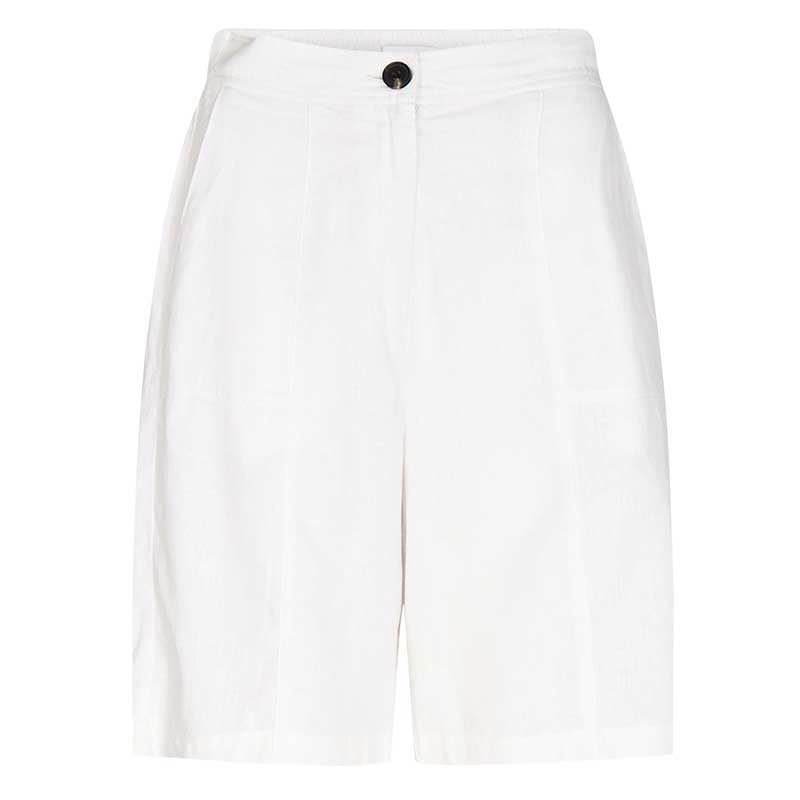 LEVETE LR-NAJA 13 SHORTS HVID - J BY J Fashion