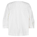 LEVETE ROOM LR-BRADIE 3 BLOUSE HVID - J BY J Fashion