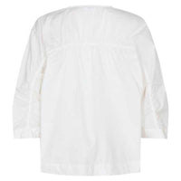 LEVETE ROOM LR-BRADIE 3 BLOUSE HVID - J BY J Fashion