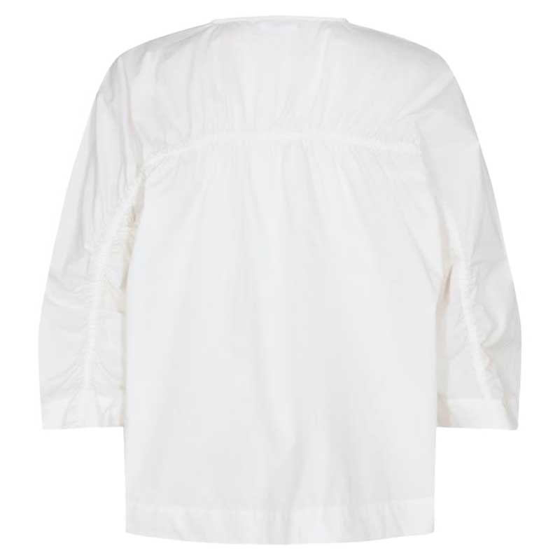 LEVETE ROOM LR-BRADIE 3 BLOUSE HVID - J BY J Fashion
