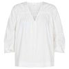 LEVETE ROOM LR-BRADIE 3 BLOUSE HVID