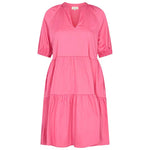 LEVETE ROOM LR-ISLA SOLID 63 DRESS PINK