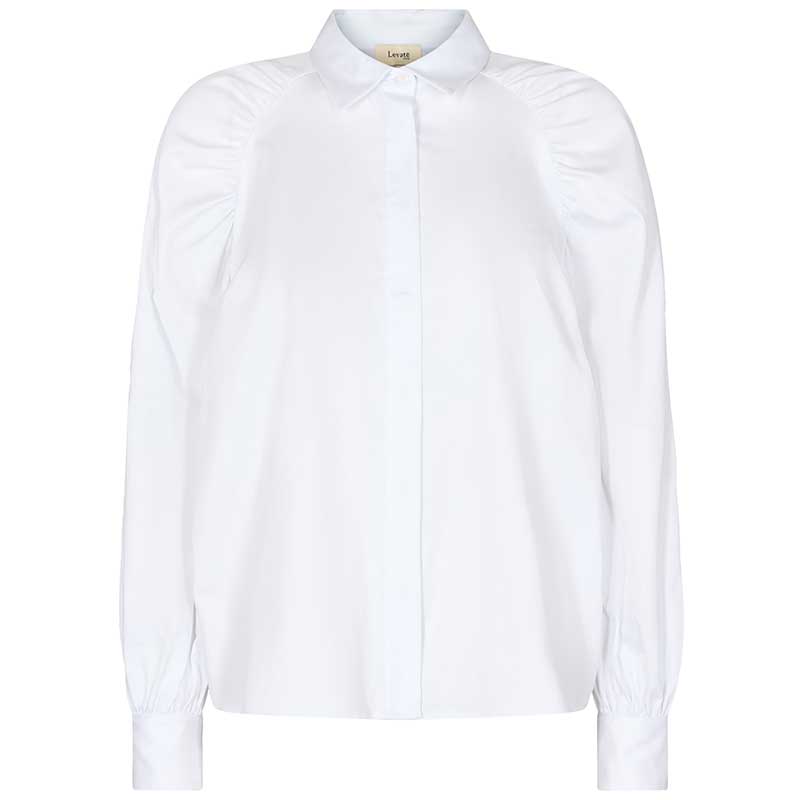 LEVETE ROOM LR-ISLA SOLID 71 SHIRT HVID