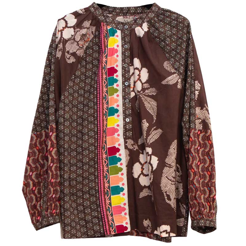 M. WIESNECK ANNA BLOUSE BRUN-J BY J Fashion