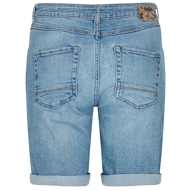 MOS MOSH BRADFORD SCRATCH SHORTS LYSEBLÅ