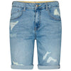 MOS MOSH BRADFORD SCRATCH SHORTS LYSEBLÅ