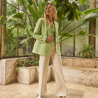MOS MOSH IVORY LEELA BLAZER LYSEGRØN-fra-MOS MOSH-hos-J BY J Fashion
