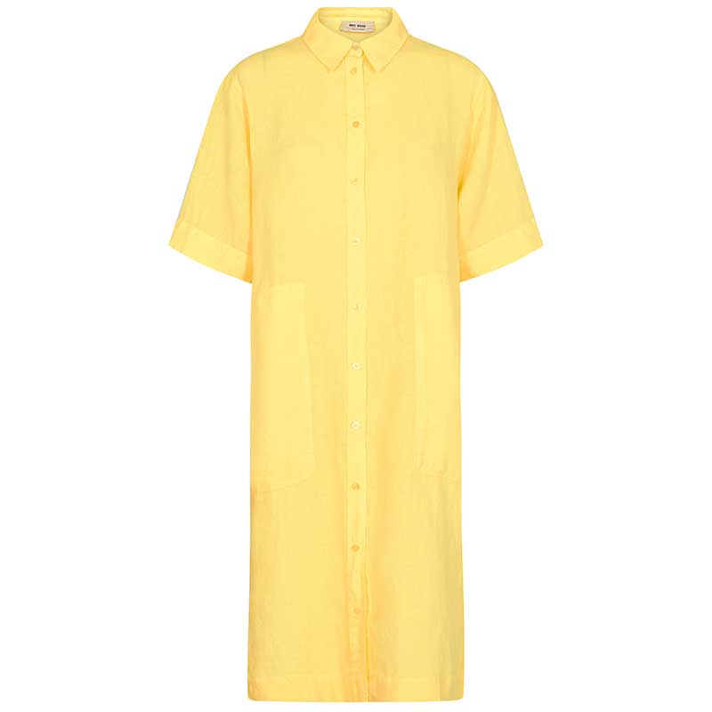 MOS MOSH MAI LINEN SHIRT DRESS GUL