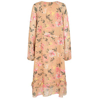 MOS MOSH SABELLA FLOS DRESS SAND-fra-MOS MOSH-hos-J BY J Fashion