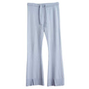 MW23 ERIKA KNIT PANTS LYSEBLÅ - J BY J Fashion