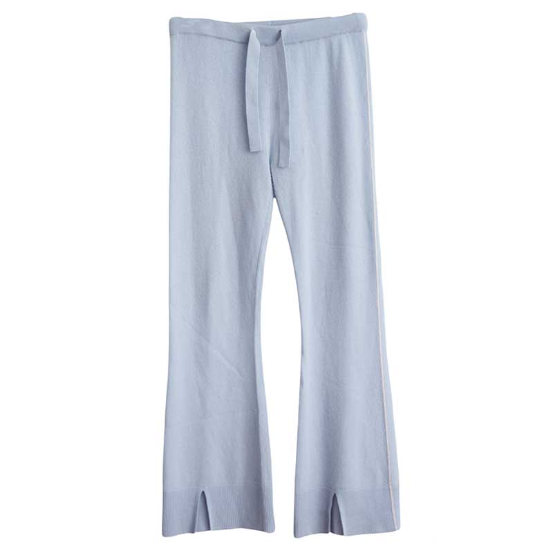 MW23 ERIKA KNIT PANTS LYSEBLÅ