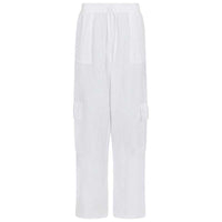 NEO NOIR KELLY LINEN PANTS HVID - J BY J Fashion