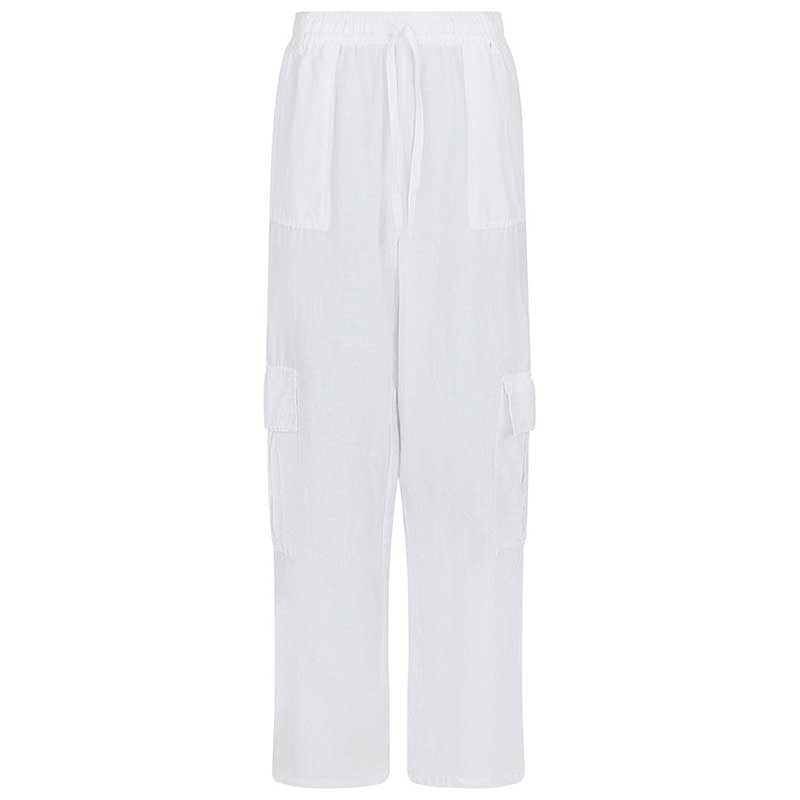 NEO NOIR KELLY LINEN PANTS HVID - J BY J Fashion