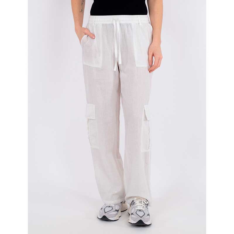 NEO NOIR KELLY LINEN PANTS HVID - J BY J Fashion