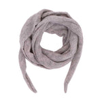 NEO NOIR MISTY KNIT SCARF GRÅ