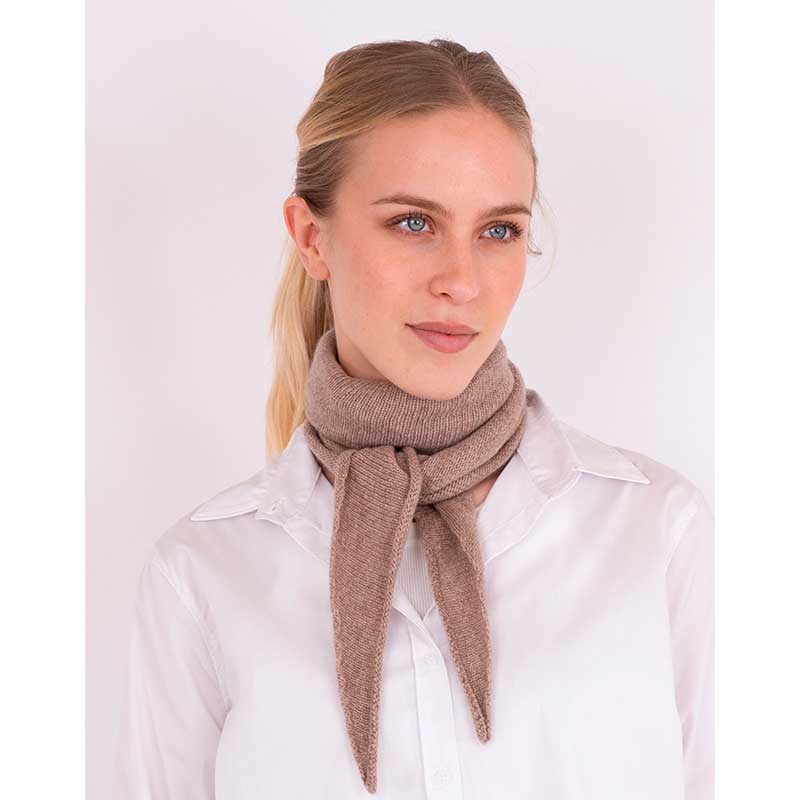 NEO NOIR MISTY KNIT SCARF SAND