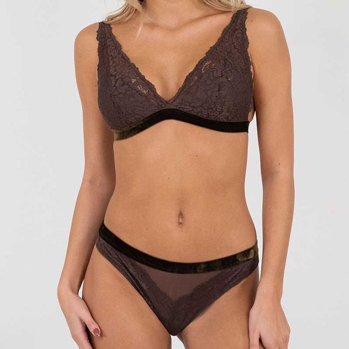 NEO NOIR SKIN BLUEBERRY STRING BRUN-fra-NEO NOIR-hos-J BY J Fashion