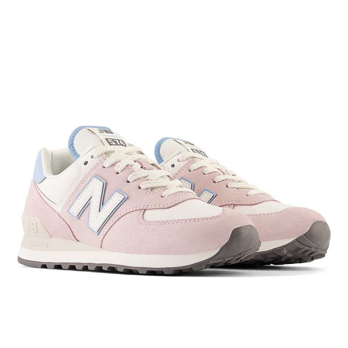 NEW BALANCE WL574QC SNEAKERS LYSERØD-fra-NEW BALANCE-hos-J BY J Fashion