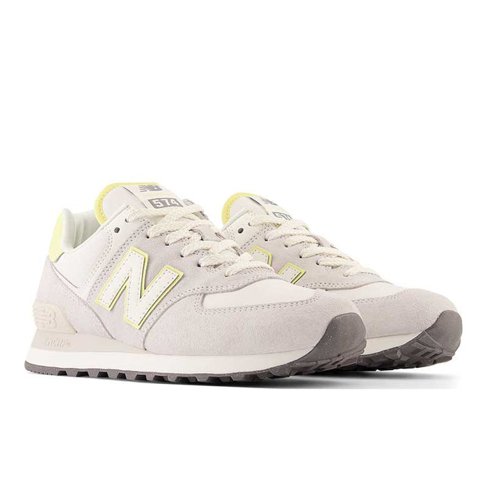 NEW BALANCE WL574QD SNEAKERS LYSEGRÅ-fra-NEW BALANCE-hos-J BY J Fashion