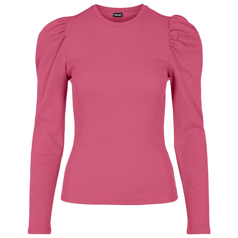 PIECES PCANNA LS TOP NOOS BC PINK - J BY J Fashion