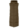 PIECES PCBEE NEW LONG PUFFER VEST BC ARMY